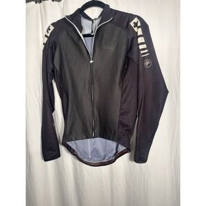 Assos Intermediate Long Sleeve Jersey/Jacket Airblock Black/White Size M MM1